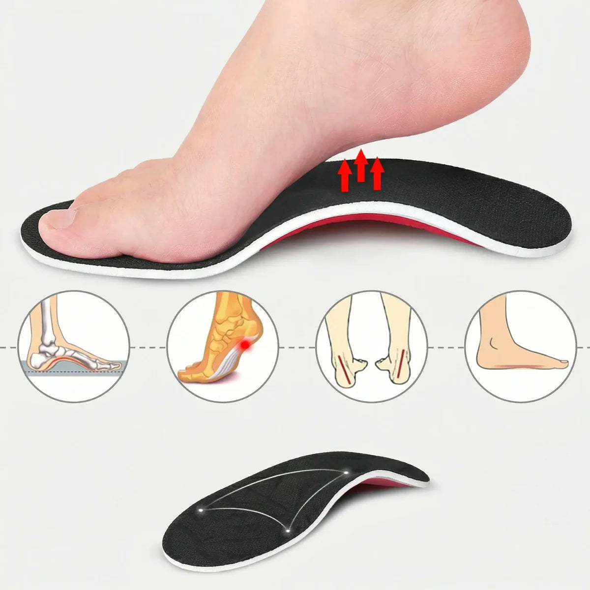 Velstep™ Slim – Semelles de Soutien de la Voûte Plantaire