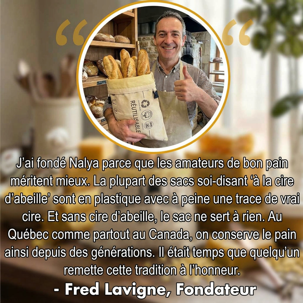 BreadSafe™ en coton 100% et cire d'abeille
