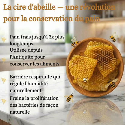 BreadSafe™ en coton 100% et cire d'abeille