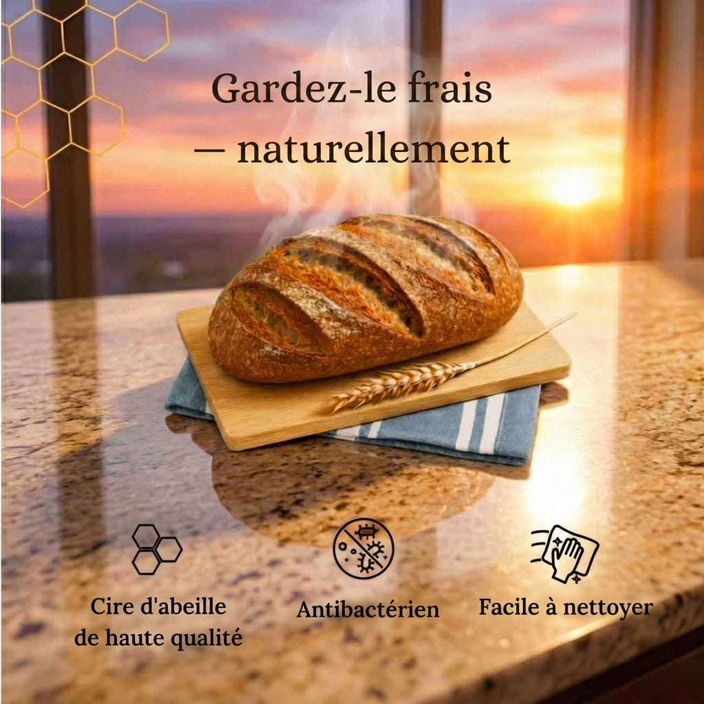 BreadSafe™ en coton 100% et cire d'abeille