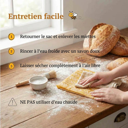 BreadSafe™ en coton 100% et cire d'abeille