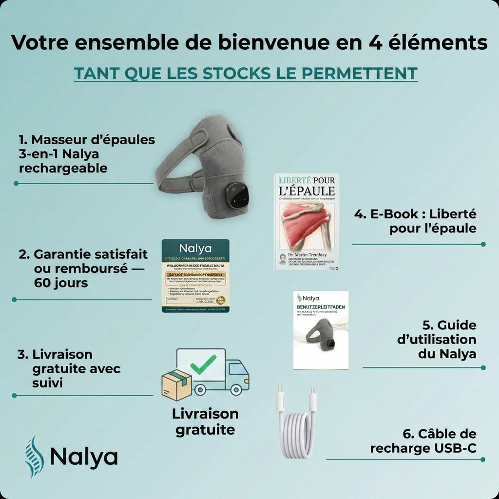 Nalya Masseur d'épaules 3-en-1
